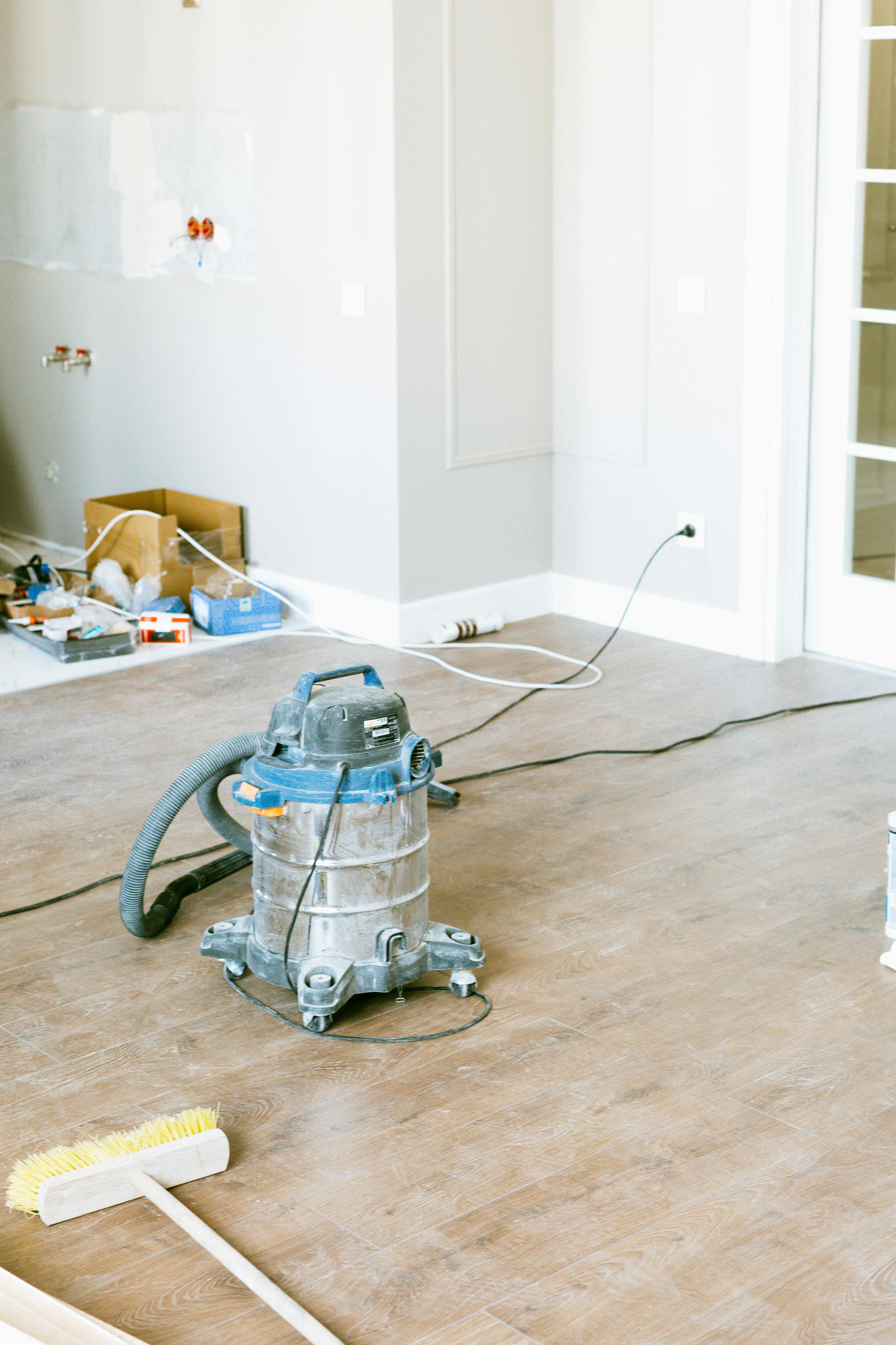 Post-construction cleaning in a newly renovated New Jersey space
